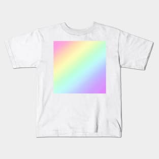 Pastel Rainbow Gradient Kids T-Shirt